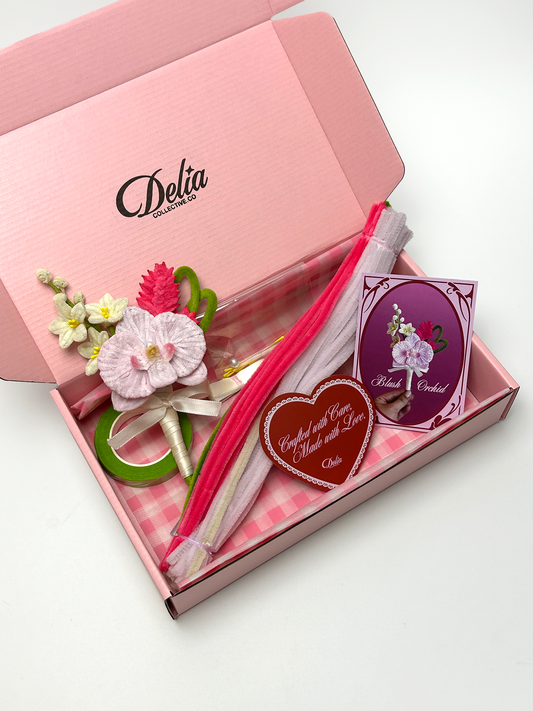 Blush Orchid Buttonhole DIY Kit
