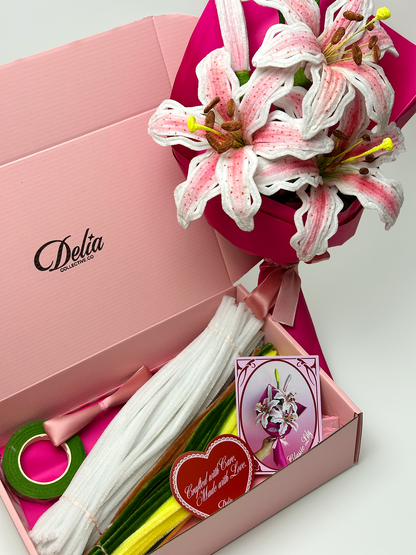 Classic Lily Bouquet DIY Kit