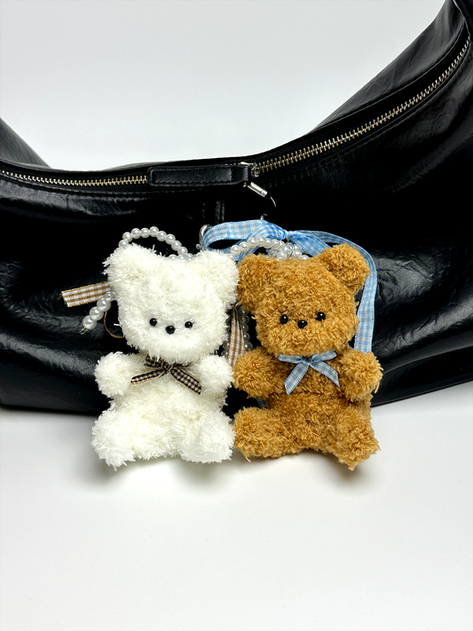 Cozy Bear Bag Charm DIY Kit